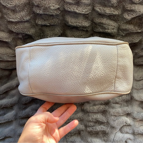 Kate Spade Gray Pebbled Leather Hobo Shoulder Bag - Picture 7 of 10